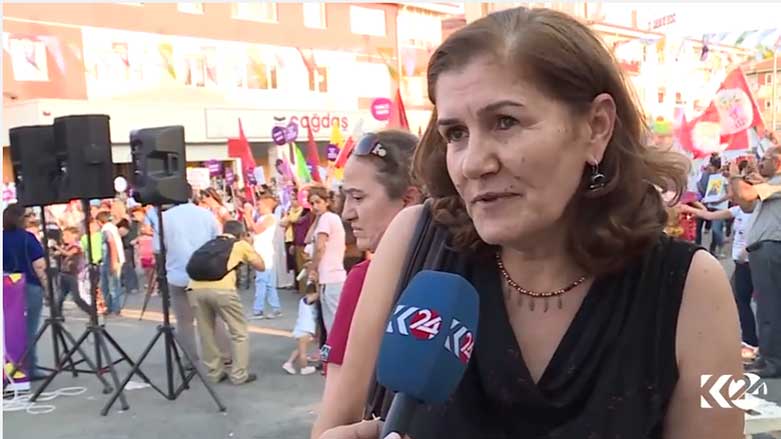Jinên Partiya HDPê li himberî Derbeya leşkerî derketin